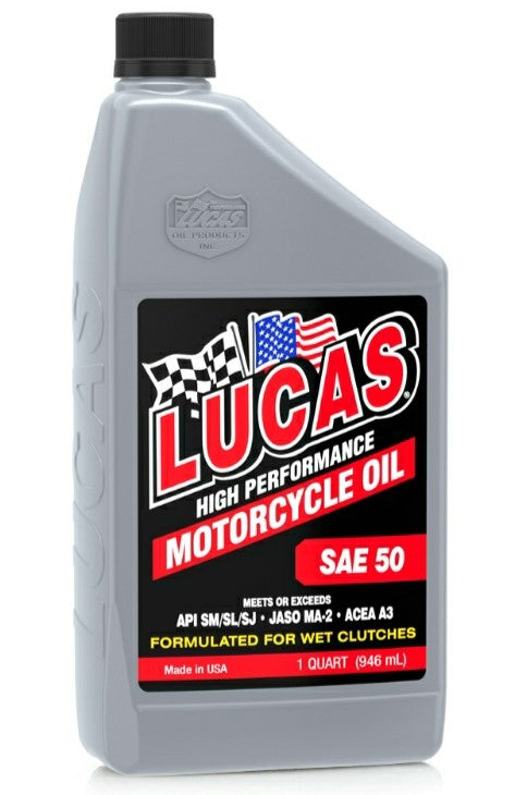 Lucas Oil 50WT Motorcycle Oil